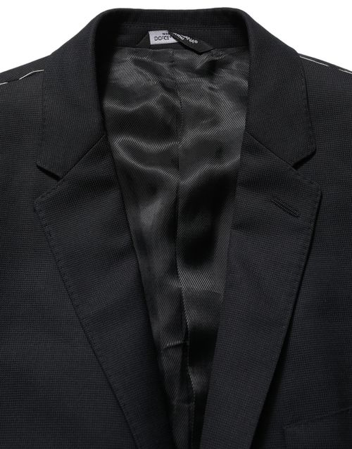 Virgin Wool Blazer — Black
