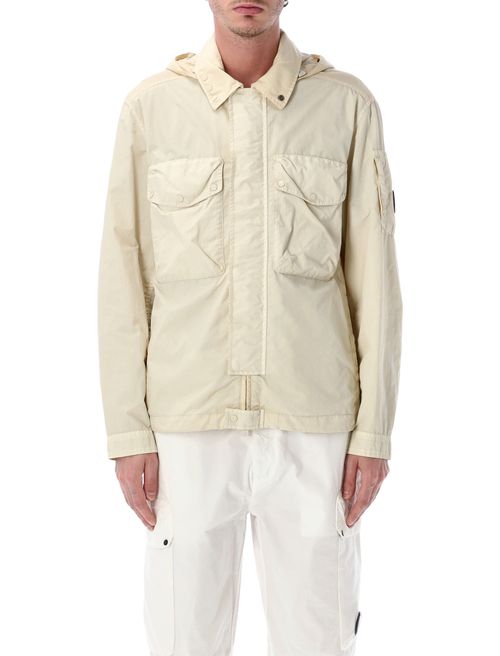C. p. Company Lightweight Technical Overshirt with Integrated Hood - Size L