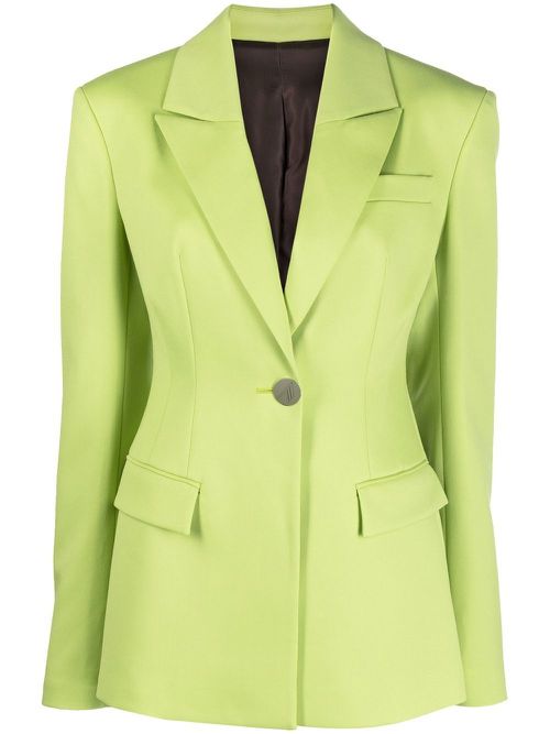 Single-breasted blazer - Green