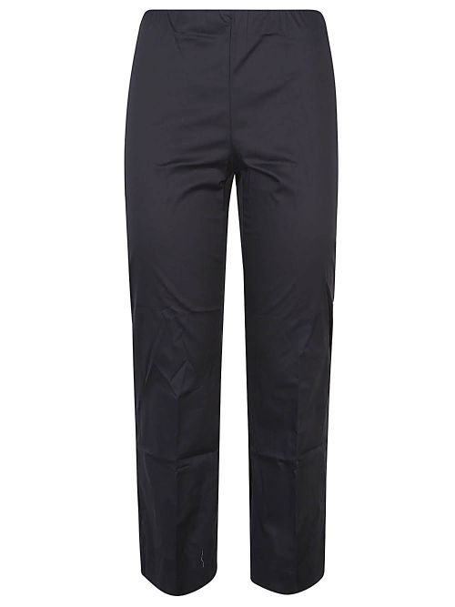 LIVIANA CONTI- Cotton Blend Cropped Flared Trousers