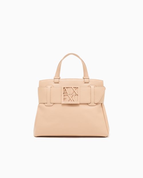 Soft shopping bag with outer coating