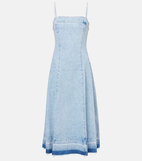 Clarissa denim midi dress