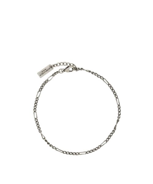 Figaro chain bracelet in metal