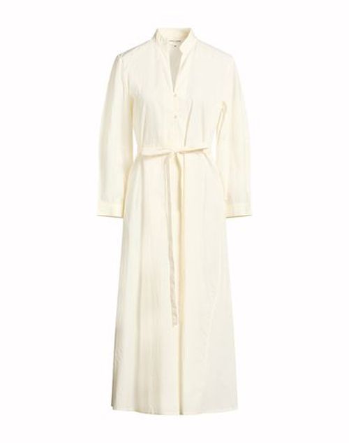 Woman Midi dress Cream Size 4 Cotton