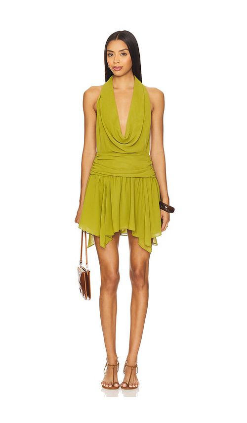 Lovers and Friends ROBE DEMI en Green.  M. Also en