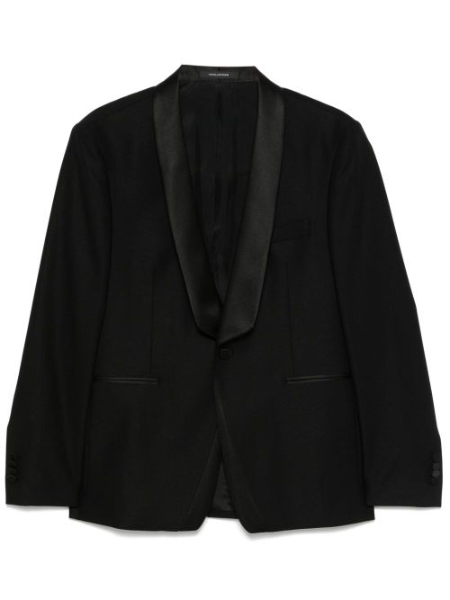 Shawl-lapels blazer - Black