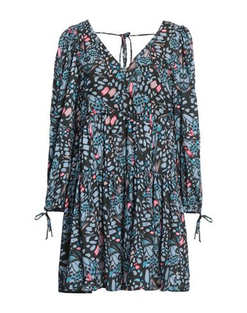 Replay Woman Mini dress Black Size S Polyester, Elastane