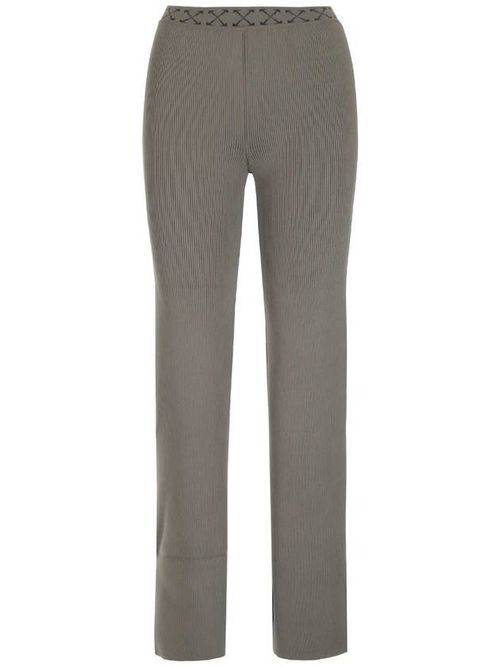 Arrow-waistband trousers - Green