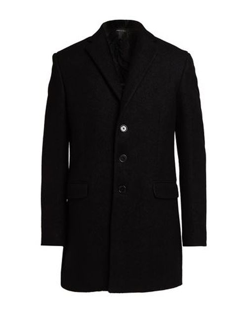 Man Coat Black Size 42 Wool