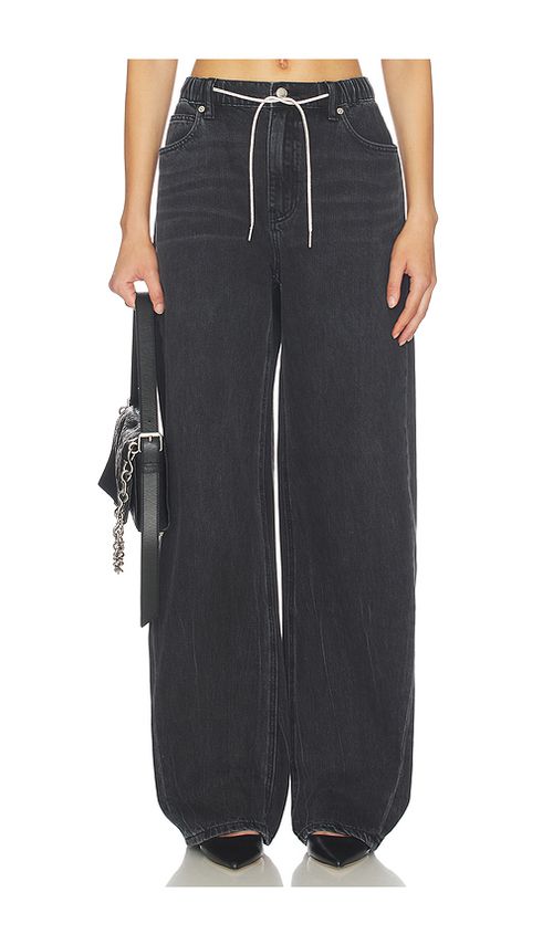 Alexander Wang JEANS BALLOON JOGGER in Black. Größe 24. Also , 26