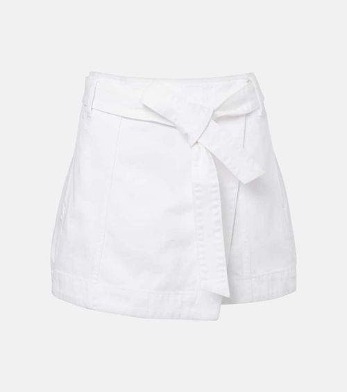 Agee cotton-blend skort