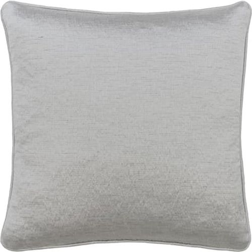 Columbus Silver, Sustainable Feather, Cushion, 55cm x 55cm - Andrew Martin Satin Plain