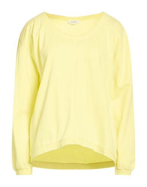 Woman Sweatshirt Yellow Size XS Cotton