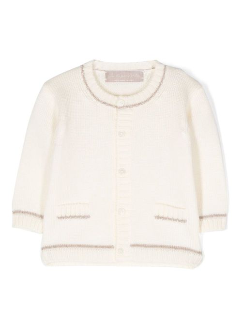 Button-up cashmere cardigan - Neutrals