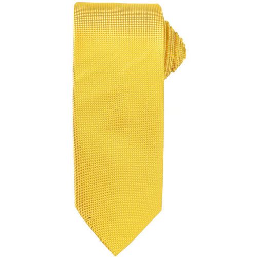 Premier Unisex Adult Micro Waffle Tie (Sunflower) - Yellow - One Size