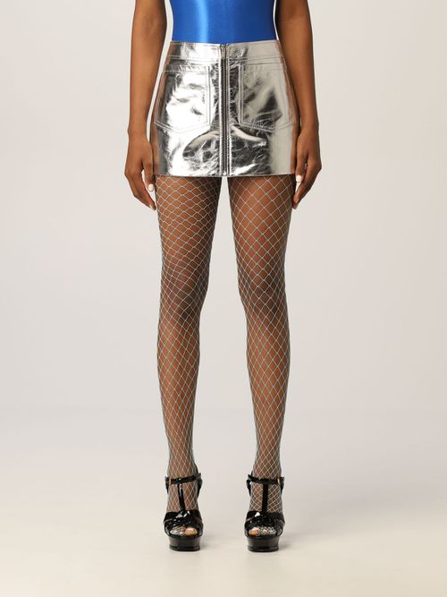 Skirt Women colour Silver