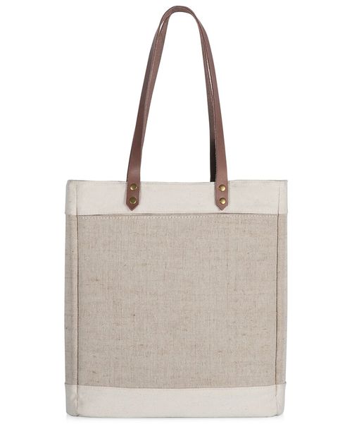 Dnu Pinot Jute 3-Bottle Insulated Wine Bag