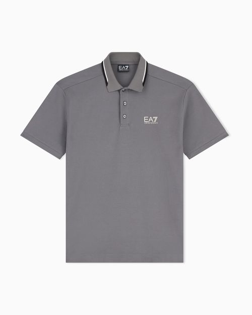 Summer Block stretch cotton polo shirt