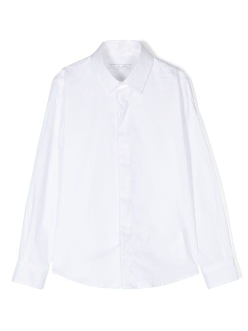 Embroidered-motif shirt - White