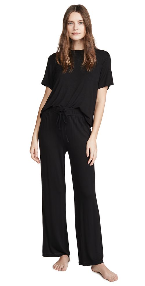 All American Pajama Set Black