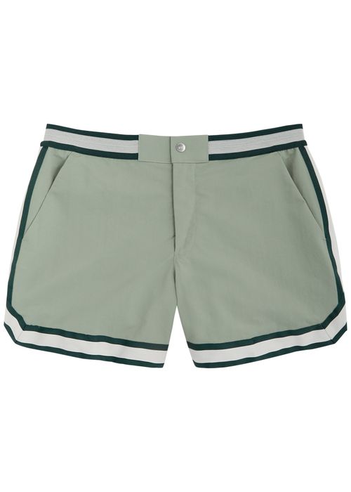 Baller Nylon Swim Shorts - Green