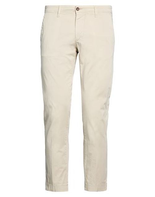 Man Pants Beige Size 30 Cotton, Elastane