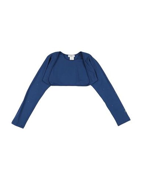 Kid Girl Wrap cardigans Blue Size 14 Cotton, Elastane