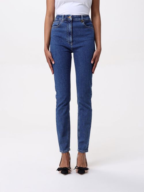 Jeans Woman color Gnawed Blue