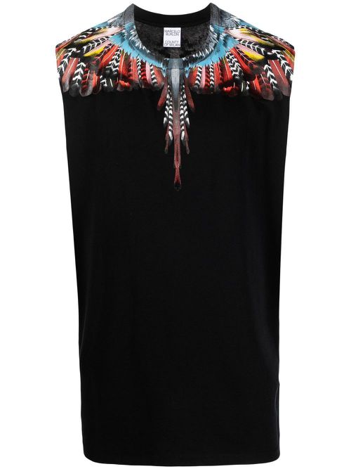 Grizzly Wings sleeveless T-shirt - Black