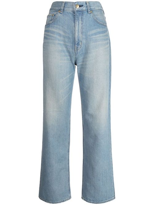 The Lapis Lazuli straight-leg jeans - Blue