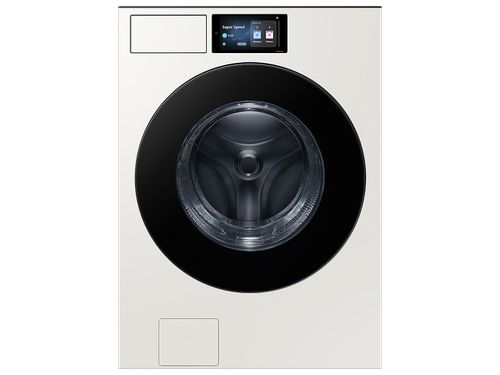 5.3 cu. ft. Bespoke AI Ultra Capacity Front Load Washer with AI Home and AI OptiWash+ in Ivory(WF90F53ADYA5)