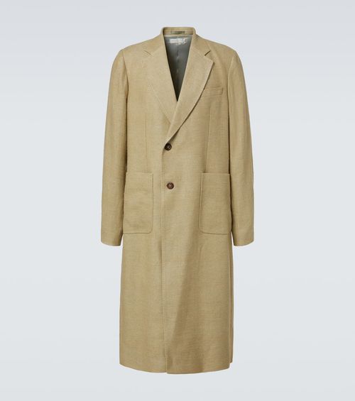 Robe linen and silk overcoat