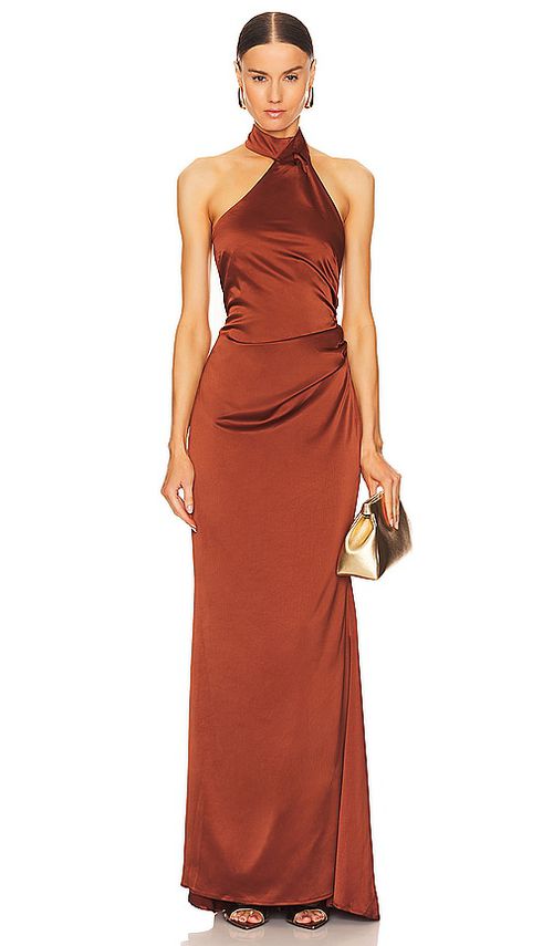 Nookie ABENDKLEID ENTICE in Brown. Größe XS. Also in L, M