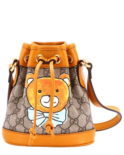X EXO-KAI Ophidia Bucket Bag Printed GG Coated Canvas Mini (Authentic Pre-Loved)
