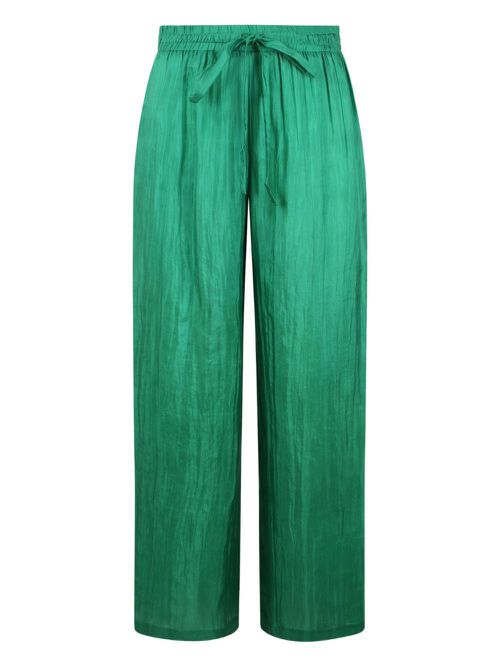 THE ROSE IBIZA silk trousers - Green