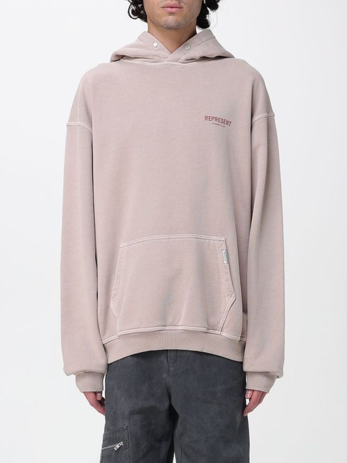 Sweatshirt Men color Beige