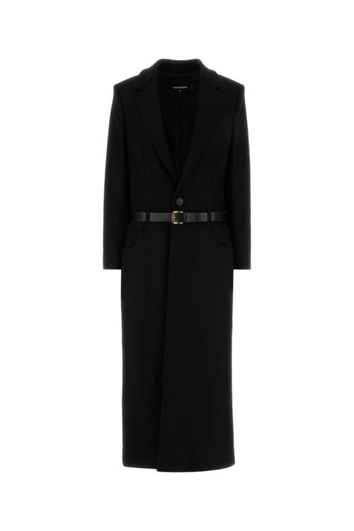 Belt Coat — Black