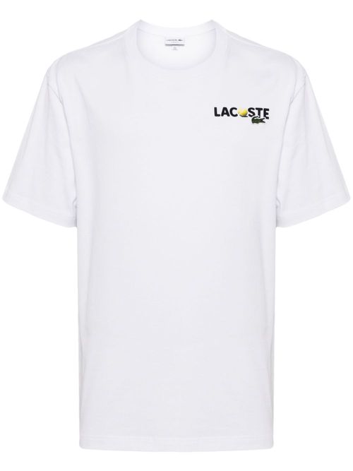 Graphic-print cotton T-shirt - White