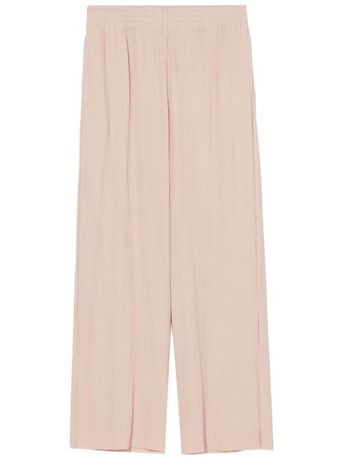 Relaxed plissé trousers - Pink