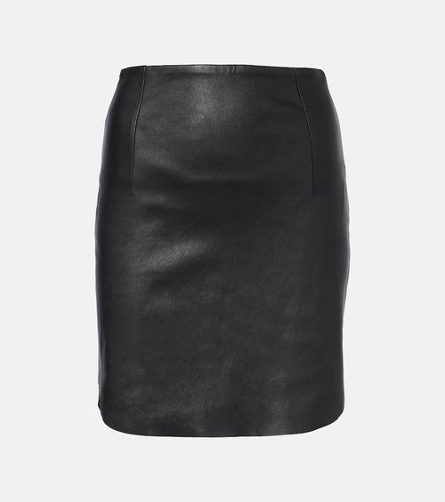Lili leather miniskirt