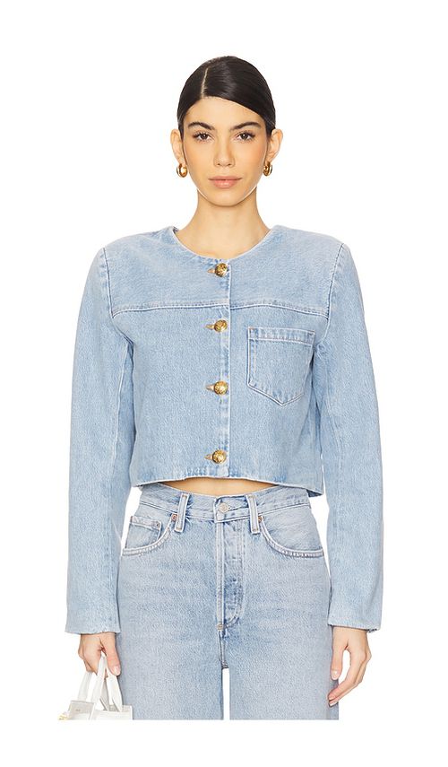 Citizens of Humanity Priah Jacket in Damaris - Blue. XL also in