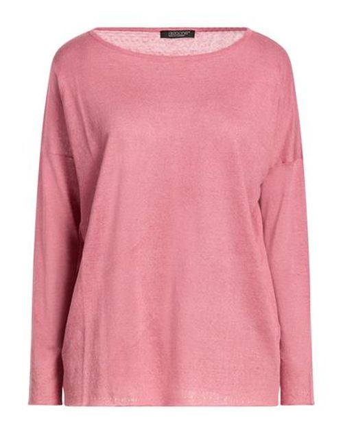 Woman Sweater Antique rose Size 2 Linen, Cotton