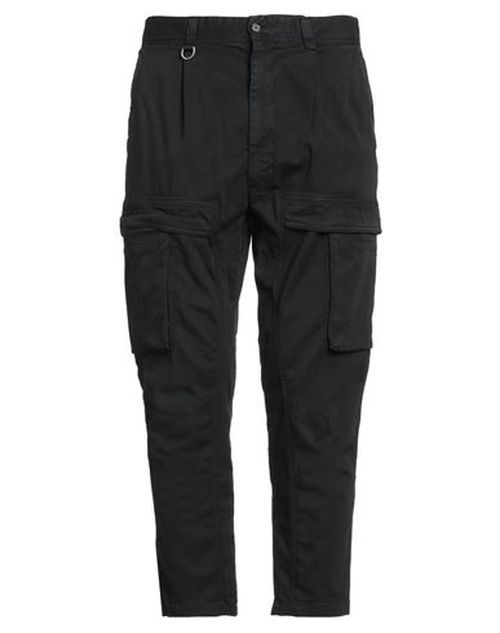 Man Pants Black Size 30 Cotton, Elastane