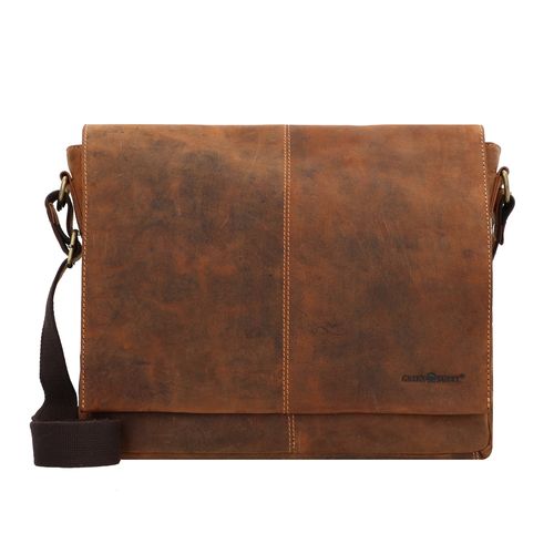 GREENBURRY Borsa messenger caramello