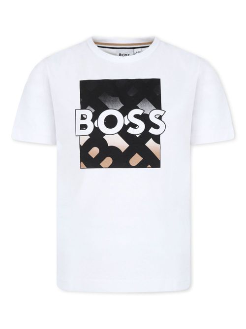 Logo-print cotton T-shirt - White