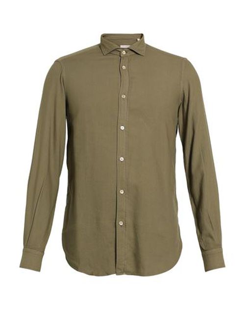 Man Shirt Khaki Size 15 ½ Viscose, Cotton