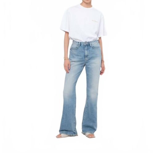Slim Flared Jeans In Bleached
