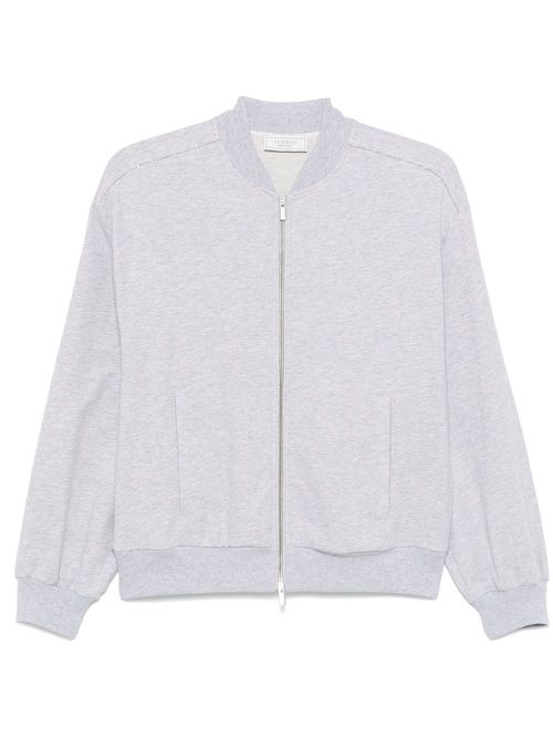 Mélange-effect sweatshirt - Grey