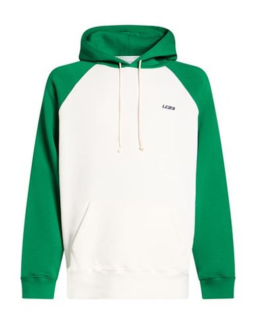 Man Sweatshirt Green Size L Cotton, Polyester