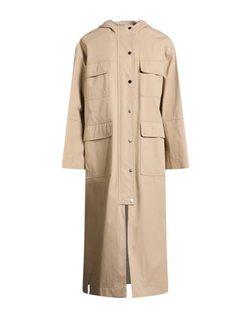 Woman Overcoat & Trench Coat Sand Size 4 Cotton, Polyamide, Polyurethane, Brass